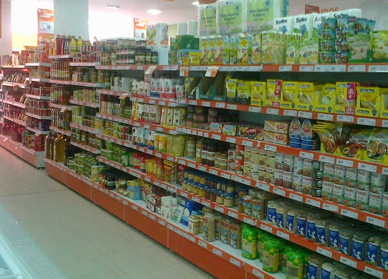 Estantería modular para supermercado